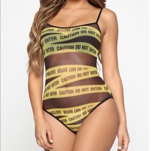 Ride along mesh bodysuit